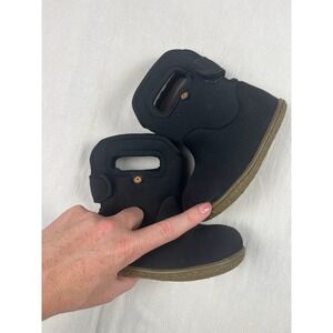 Bogs Baby Bogs Solid Black Waterproof Insulated Winter Boots Toddler Size 5